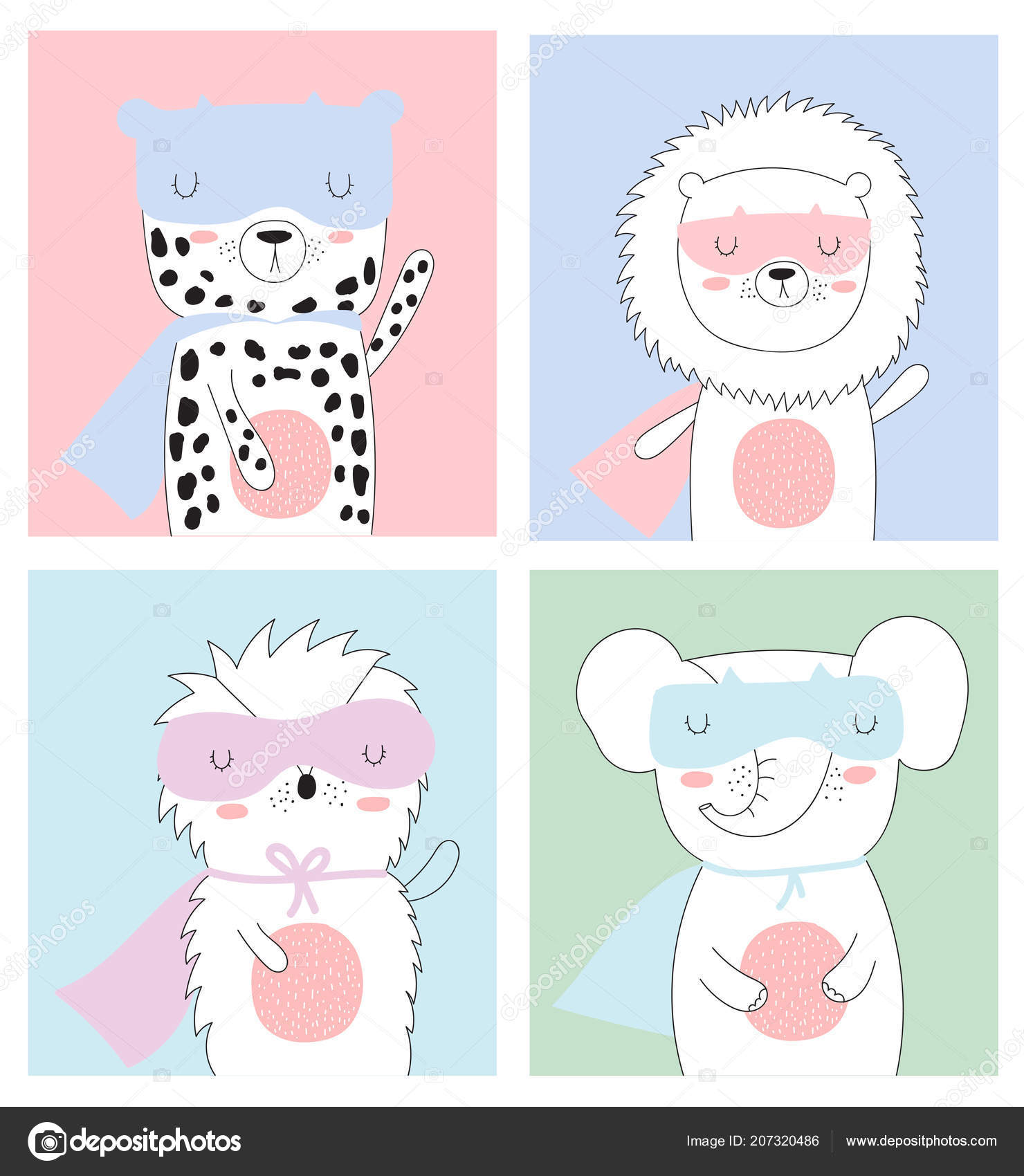 Família de Gatos - Impressionante Bebês de Superheróis Desenho