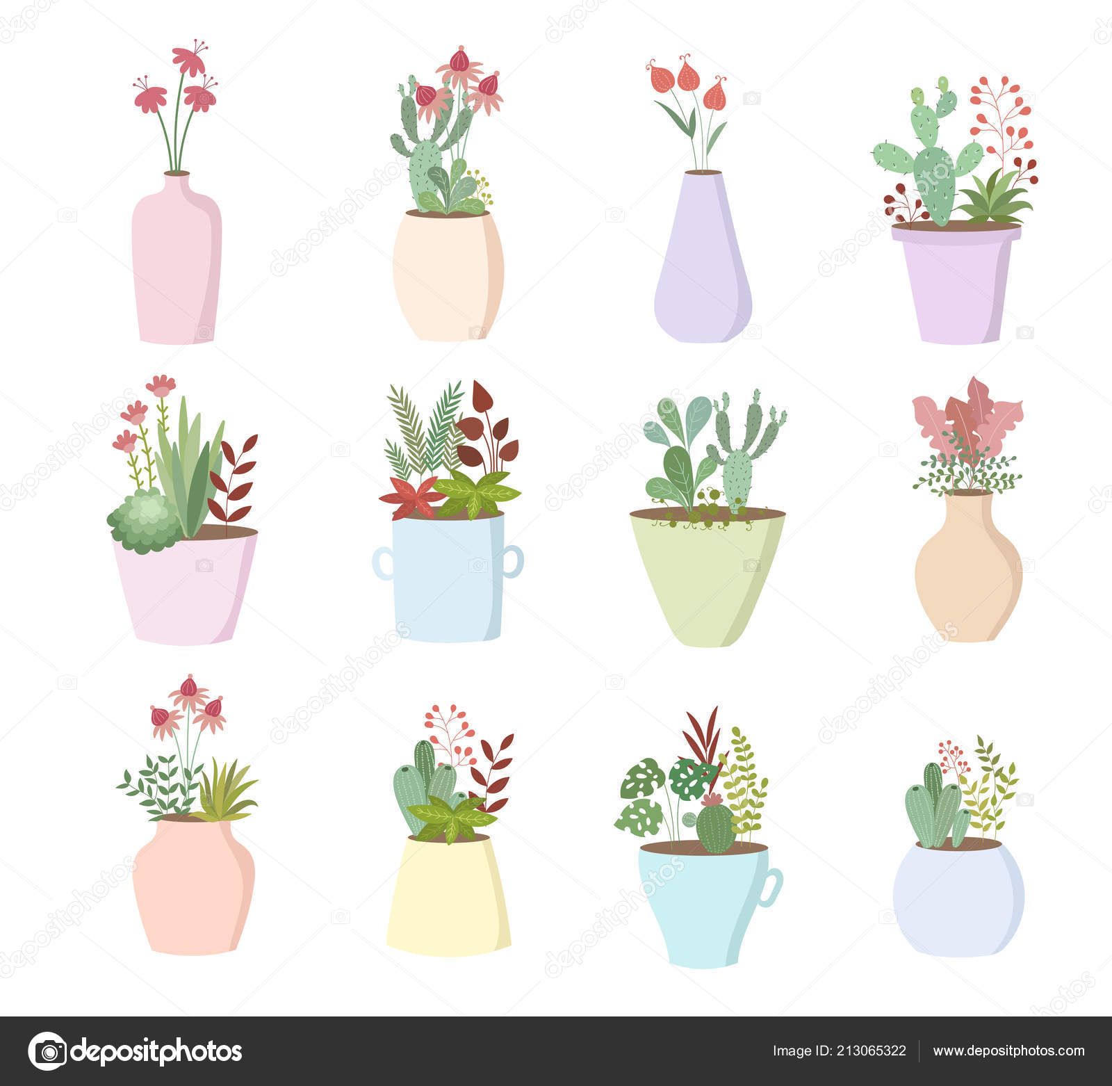 Flower Pot Drawing Vector Art, Icons, and Graphics for Free Download