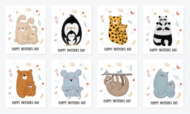 Happy Mother's Day kartpostal koleksiyonu.