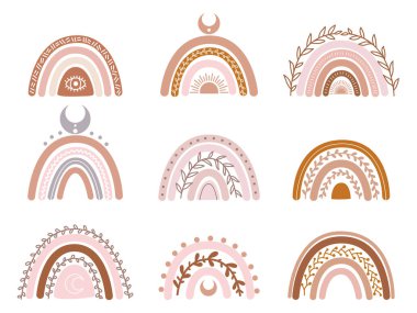 Download Boho Rainbows Free Vector Eps Cdr Ai Svg Vector Illustration Graphic Art