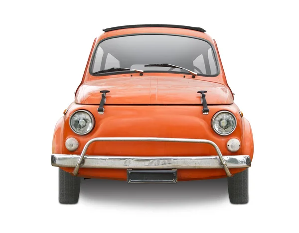 Classic Italian Car Front View Isolated White — Stock Photo, Image