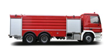 Yangın tuck beyaz izole