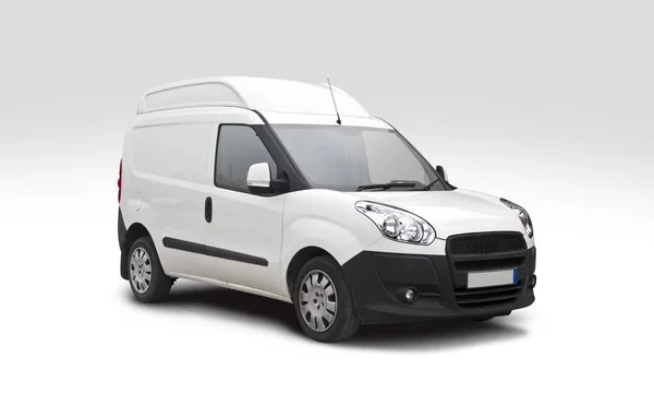 Küçük beyaz şehir Van ön görünümü beyaz üzerinde izole