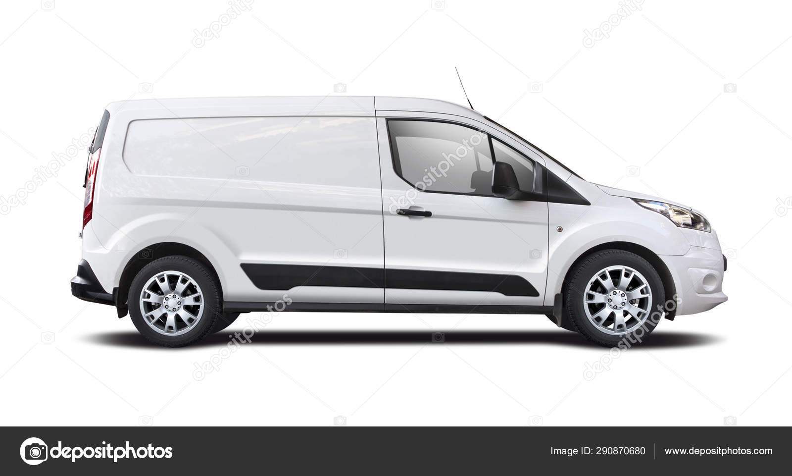 small white van