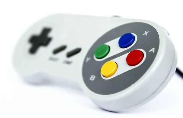 Video Game Controler Isolated White — Stock Photo, Image