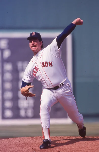 Jarro Boston Red Sox Frank Viola Arremessando Fenway Park Boston — Fotografia de Stock