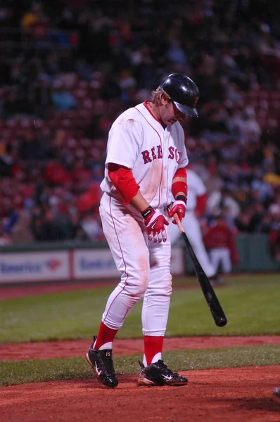 Boston Red Sox Batter Kevin Millar Takes Time Out Batter — Stock Photo, Image