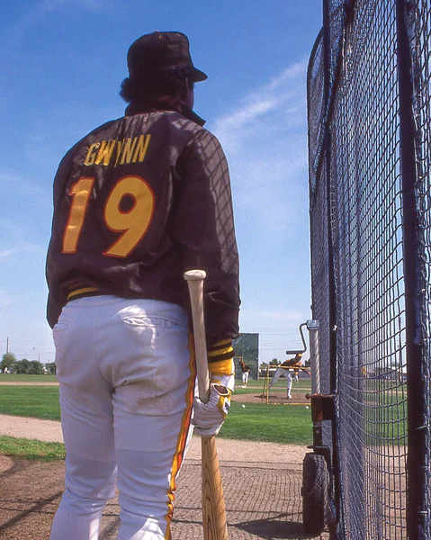 San Diego Padres Legenden Tony Gwynn Mlb Åtgärder 1990 Talet — Stockfoto