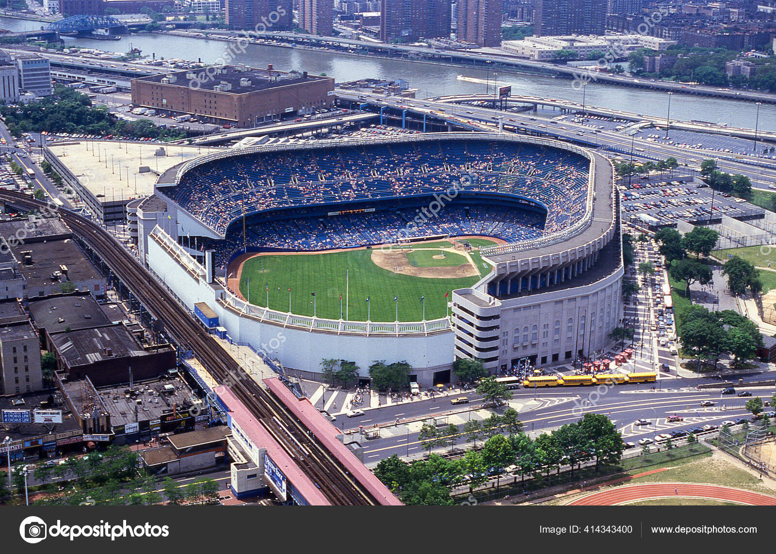 Aerial view of Yankee Stadium in Bronx, New York Stock Photo - Alamy