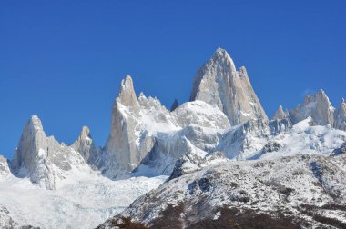 Fitz Roy dağ Chalten Patagonya Arjantin