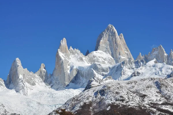 Montagne Fitz Roy Chalten Patagonia Argentine — Photo