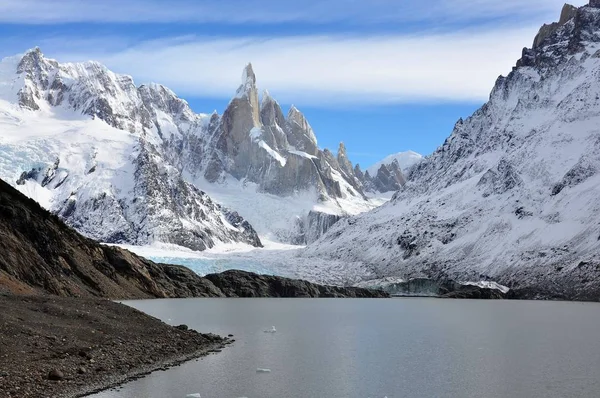 Lagune Cerro Torre Montagne Chalten Patagonie Argentine — Photo