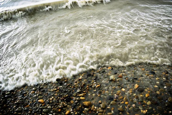 Wellen Der Küste Nachmittag — Stockfoto