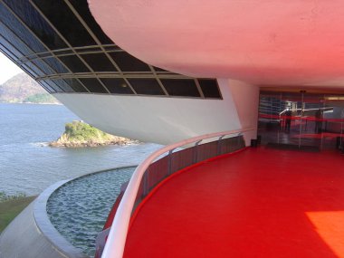 Çağdaş Sanat Müzesi Niteroi, Mac Niteroi, Rio de Janeiro, Brezilya, Temmuz 2007      