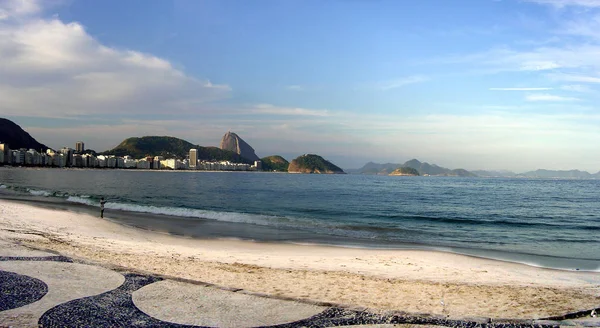 Copacabana Beach Rio Janeiro Brasile — Foto Stock