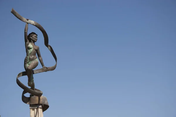 Villahermosa Табаско Мексика Скульптура Жінок Бронзі — стокове фото