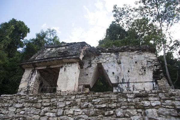 Zona Arqueológica Palenque — Foto de Stock