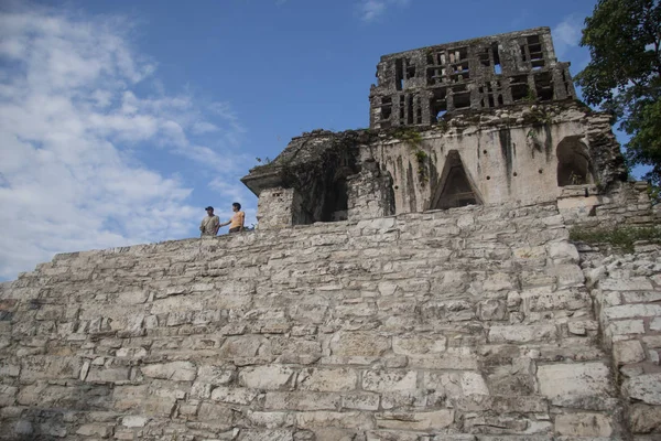 Archeologická Oblast Palenque — Stock fotografie