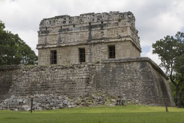 Büyük Balo Sahası. Chichen Itza, Yucatan, Meksika 'da.