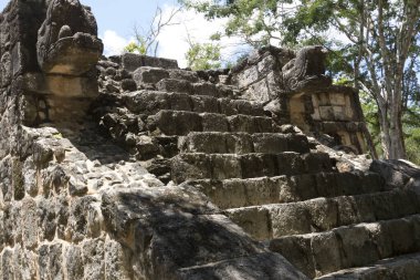 Chichen Itza 'daki Osario Piramidi, Meksika Yucatan
