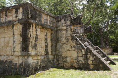 Chichen Itza 'daki Osario Piramidi, Meksika Yucatan