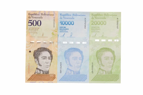 Pénznem Venezuelai Bankjegyek — Stock Fotó