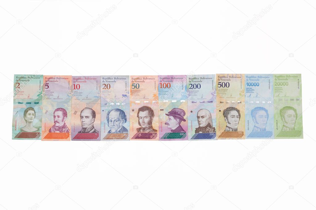 New currency venezuelan bills