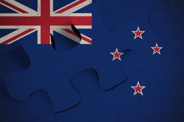 Kriz ve entegrasyon kavramının bileşimi Yeni Zelanda FLAG 'ın PUZLE 3D RENDER' a Oluşturduğu