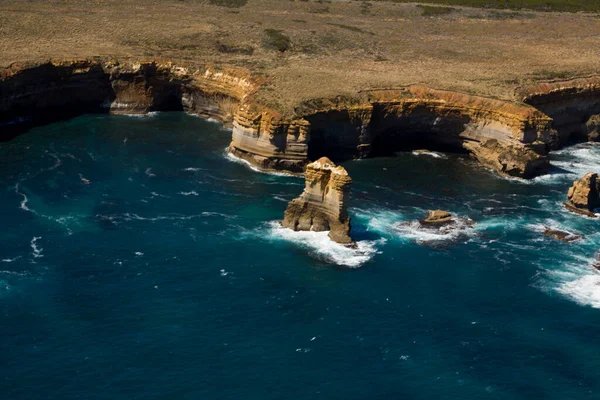 Belle Vue Aérienne Douze Apôtres Parc National Port Campbell Victoria — Photo