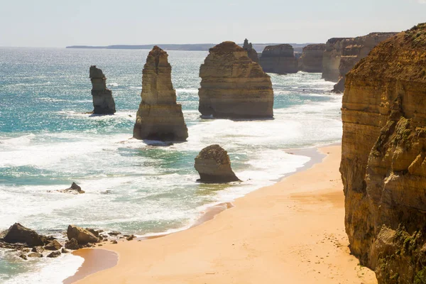 Belle Vue Aérienne Douze Apôtres Parc National Port Campbell Victoria — Photo