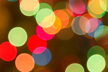 koyu arkaplanda renk bokeh