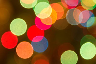 koyu arkaplanda renk bokeh
