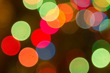 koyu arkaplanda renk bokeh