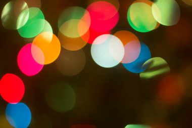 koyu arkaplanda renk bokeh