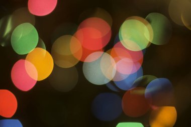 koyu arkaplanda renk bokeh