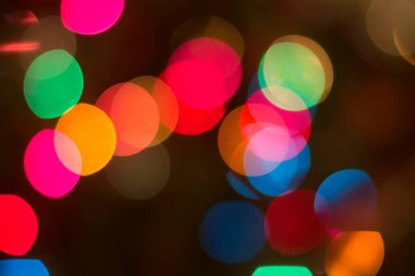 koyu arkaplanda renk bokeh