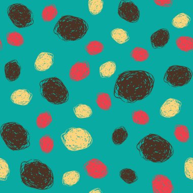 Soyut El çekilmiş seamless modeli. Kağıt veya kumaş sarma için öğe Tasarla.