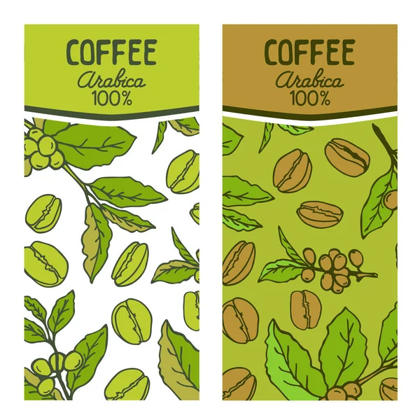 Rótulos Café Isolados Sobre Fundo Branco Elementos Design Para Café — Vetor de Stock