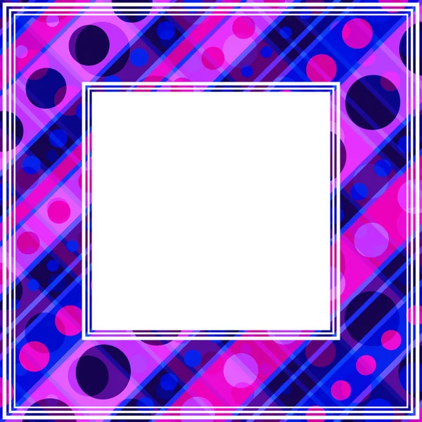 Frontière Abstraite Ultra Violette Élément Conception Pour Cadres Photo Couleurs — Image vectorielle