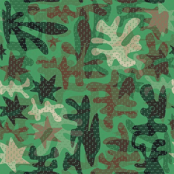 Mode Mode Camouflage Motif Sans Couture Vêtements Style Féminin Camouflage — Image vectorielle