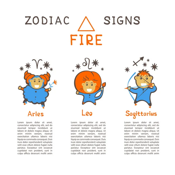 Zodiac signs-09 — Stock Vector