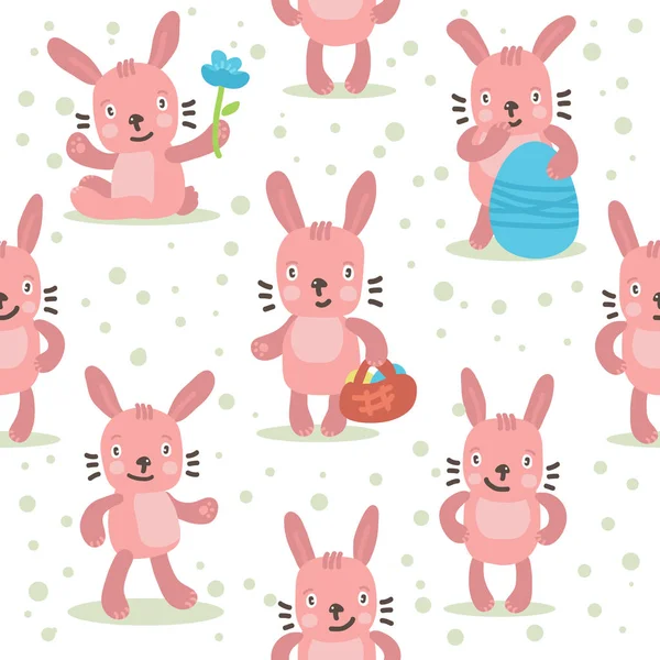 复活节兔子-21 — 图库矢量图片