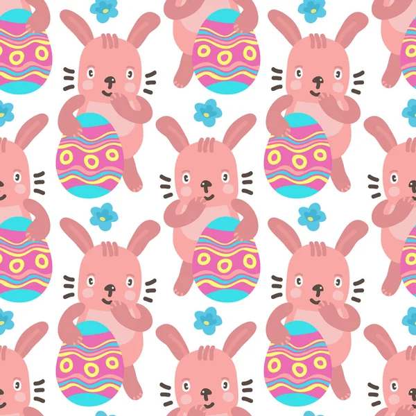 Conejos de Pascua-17 — Vector de stock