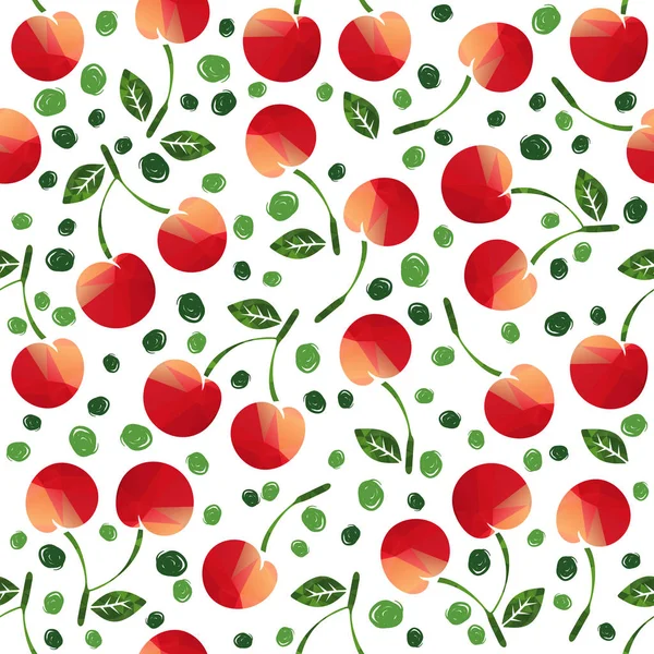 과일 원활한 패턴-04 — 스톡 벡터