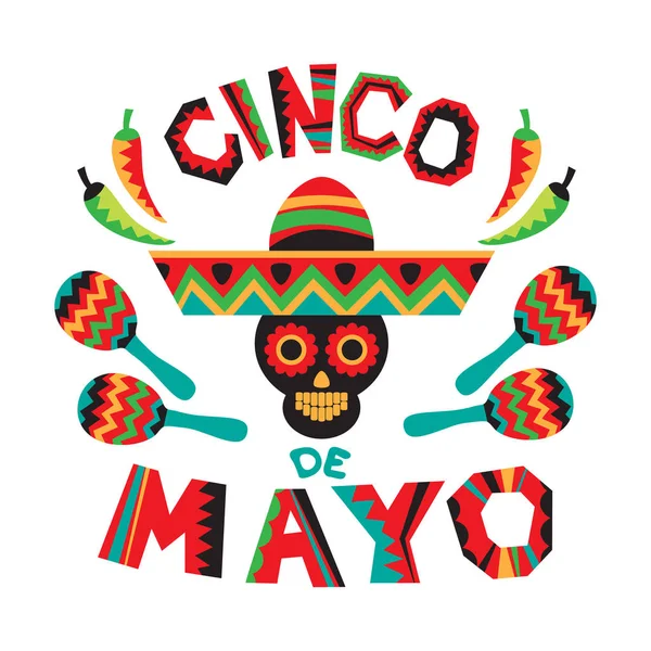 Cinco de mayo-10 — Vector de stock