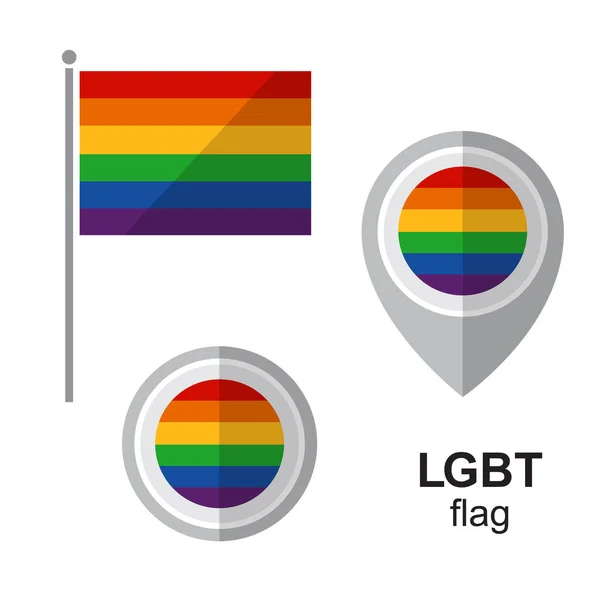 Lgbt flag-01 — Vettoriale Stock