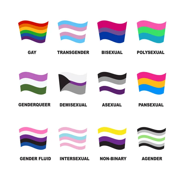 Drapeau lgbt-15 — Image vectorielle