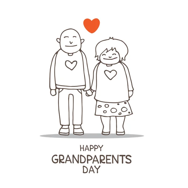 Grandparents day-10 — Stock Vector