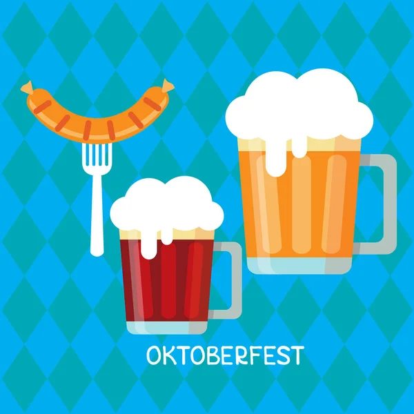 Okfest пиво-03 — стоковый вектор