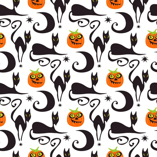 Halloween Seamless-04 — Vetor de Stock